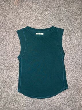 We The Free Teal Sleeveless Crewneck Tank